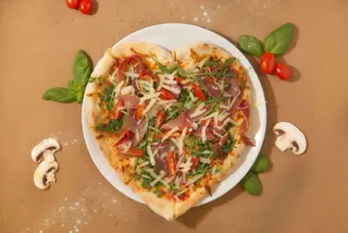 Pizza de Presunto