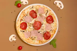Pizza  Fiambre e Chourição