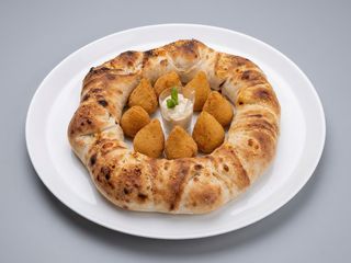 Pizza Guirlanda Queijo e Fiambre