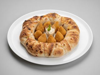 Pizza Guirlanda Queijo e Chouriço