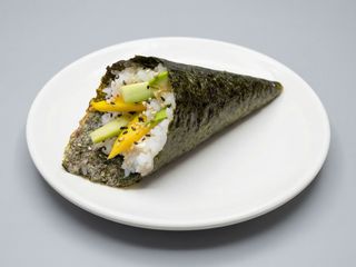 Temaki de Fruta com Philadelphia