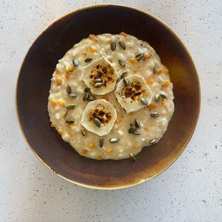 Risotto de Abóbora com queijo de cabra