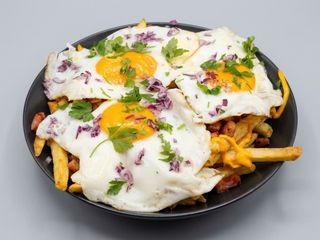 Ovos Rotos com Bacon