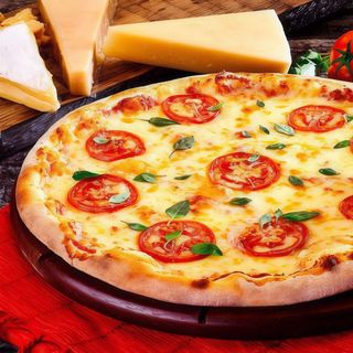 Pizza Gigante de Tomate Cherry