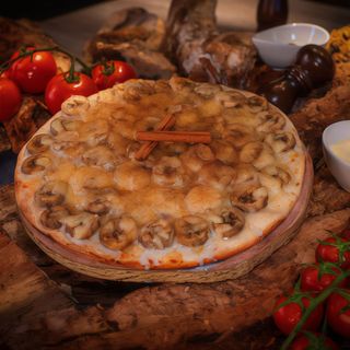 Pizza Doce Pequena de Banana & Canela