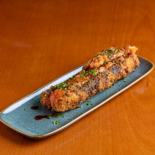 C2-Cachorro de Salmão e Gamba Panada