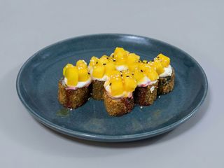 S8-Maki salmao frito / manga 6 pcs