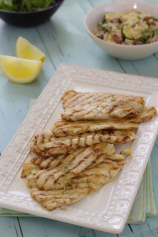 Bife de frango grelhado