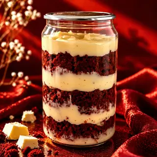 Brownie Red Velvet na Lata