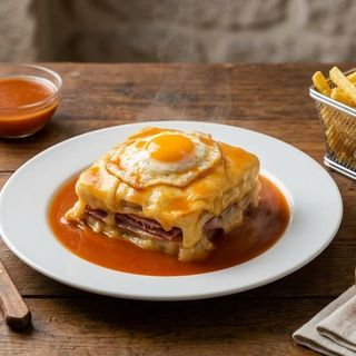 Francesinha Especial de Bife de Frango
