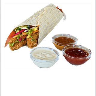 Hot n crispy ginger frango wrap(Novo)
