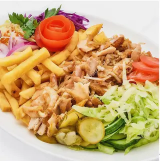 Menu kebab prato