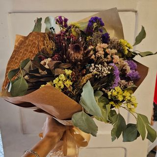 Ramo flores secas kraft XL