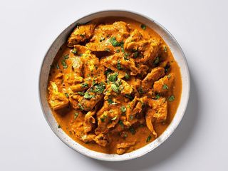 Chicken Massala Com arroz ou naan.