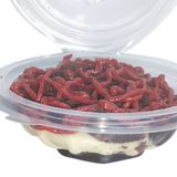 Brownie Bites com creme Nido e Morango