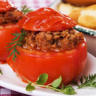 Tomates Recheados com Carne Picada