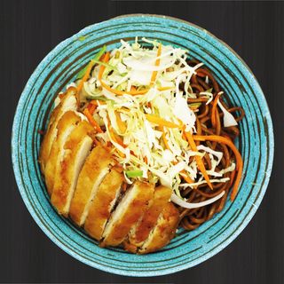 Massa com Frango Crispy