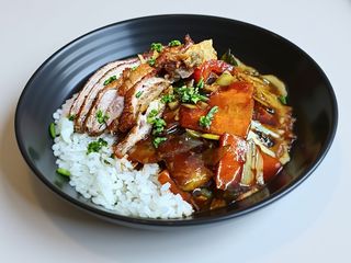 WOK Camarão e Frango