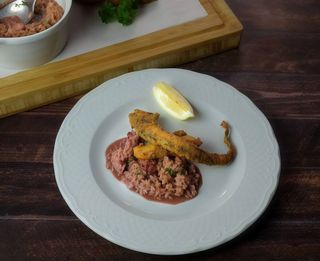 Polvo em Filete com Arroz do mesmo