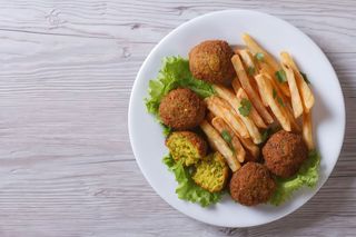Menu Falafel no Prato