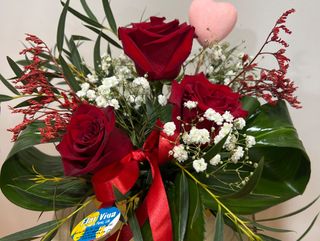 Caixa coração rosa