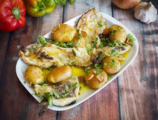 Caras de Bacalhau à Lagareiro