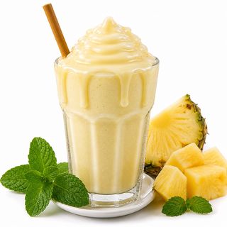 Batido de Abacaxi com Hortelã