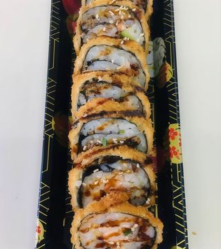 Salmão Frito com Queijo