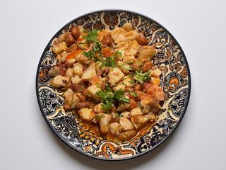 Ovo agitado na frigideira e seus amigos