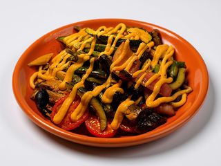 Selecção de legumes grelhados