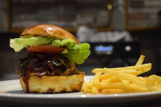 Captain American Burger