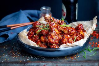 Gochujang Korean Sweet & Spicy Chicken Wings 8 Unidades