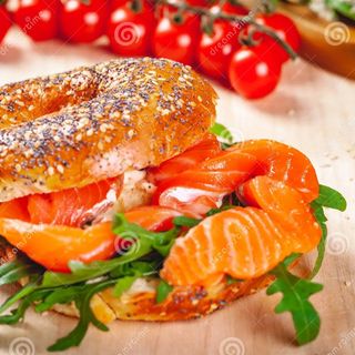 Sandes de Salmão fumado