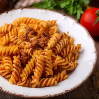 Massa Fusilli Bolonhesa