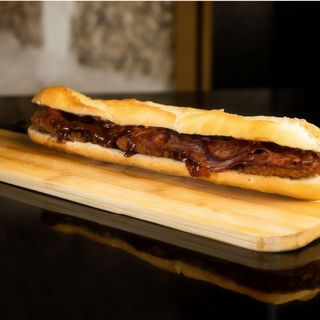 Baguete de frango crocante