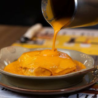 Francesinha Vegetariana sem batata