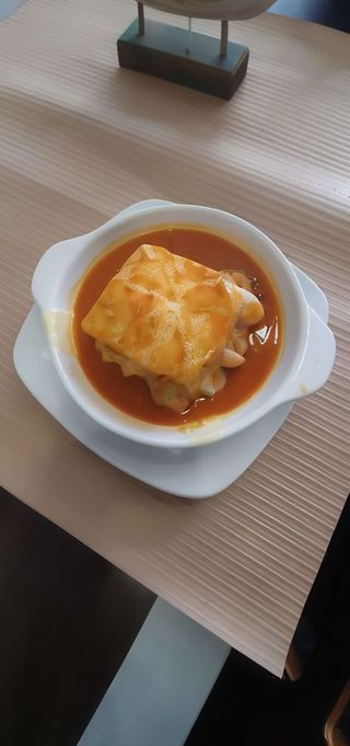 Francesinha Vegetariana sem Batata