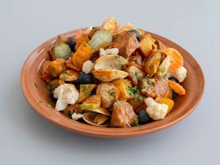 Carne de Porco à Alentejana