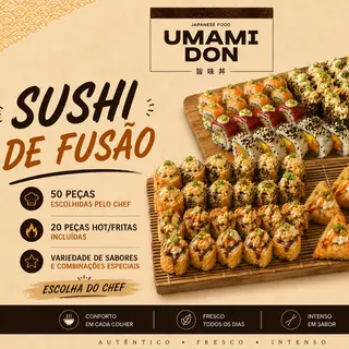 Sushi 50 peças