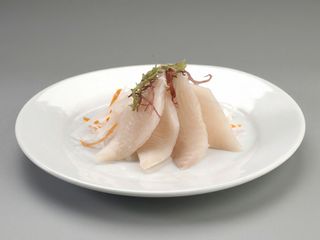 Sashimi peixe branco