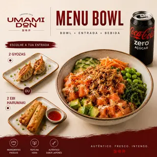 Menu Monte seu bowl