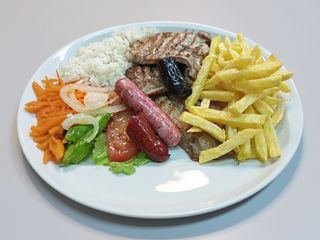 Grelhada mista meia dose