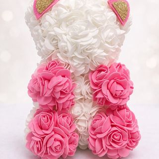 Urso de Rosas Unicórnio