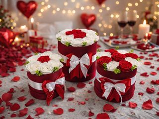 Box Rosas de Sabão Perfumadas