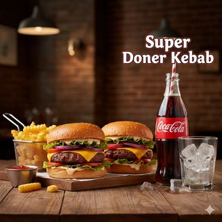 2 Hambúrguer Cum 1 Batata e Coca cola 1Lt