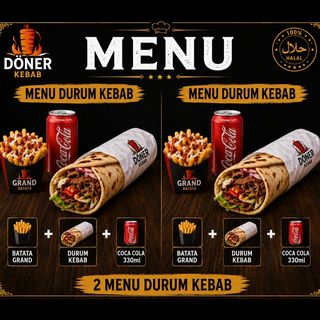 Menu Durum kebab