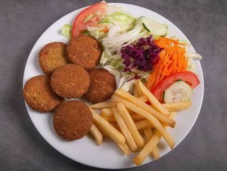 Menu Falafel no Prato