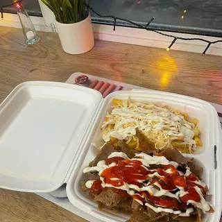 Prato kebab cum so Batata