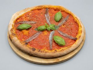Pizza de Marinera e Anchovas Médias 