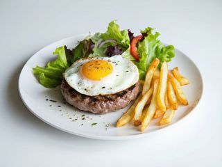 Hambúrguer no Prato